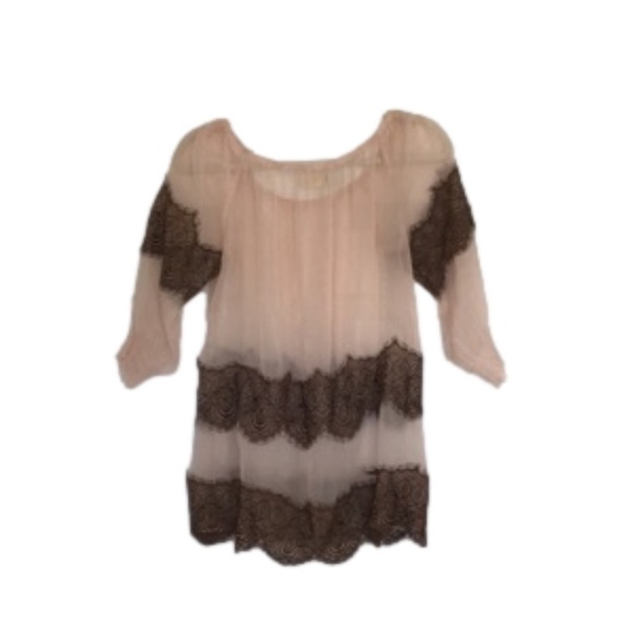 ANTHROPOLOGIE A’Reve Eyelash Lace Blouse, Small - Picture 7 of 7